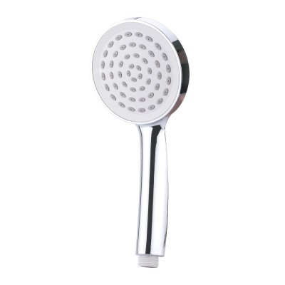 Chrome Plated single function ABS Plastic grey middle round  Hand Held  Shower head